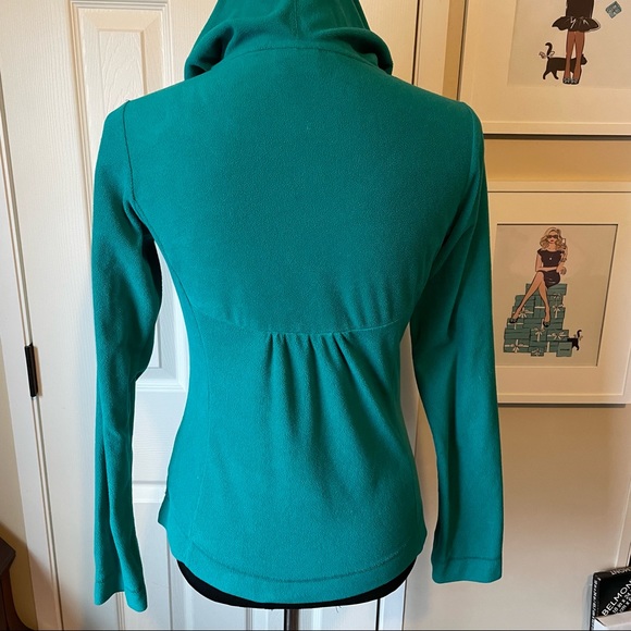 Teal Hoodie Fleece Pull Over Columbia Women’s Size XS - Picture 6 of 6